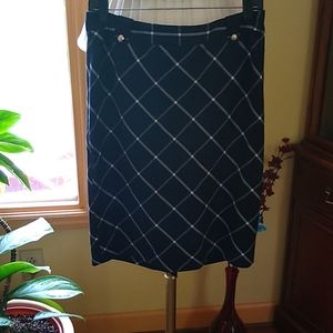 The Limited Plaid mini skirt